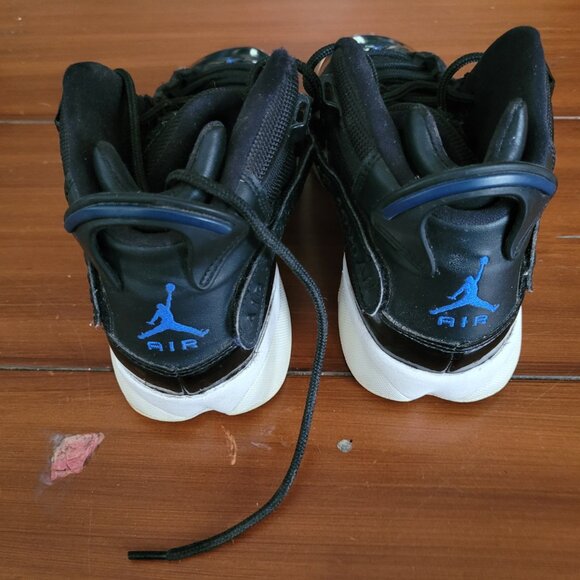 Air Jordan 6 Rings Black/Blue Size 6.5Y - Picture 3 of 5
